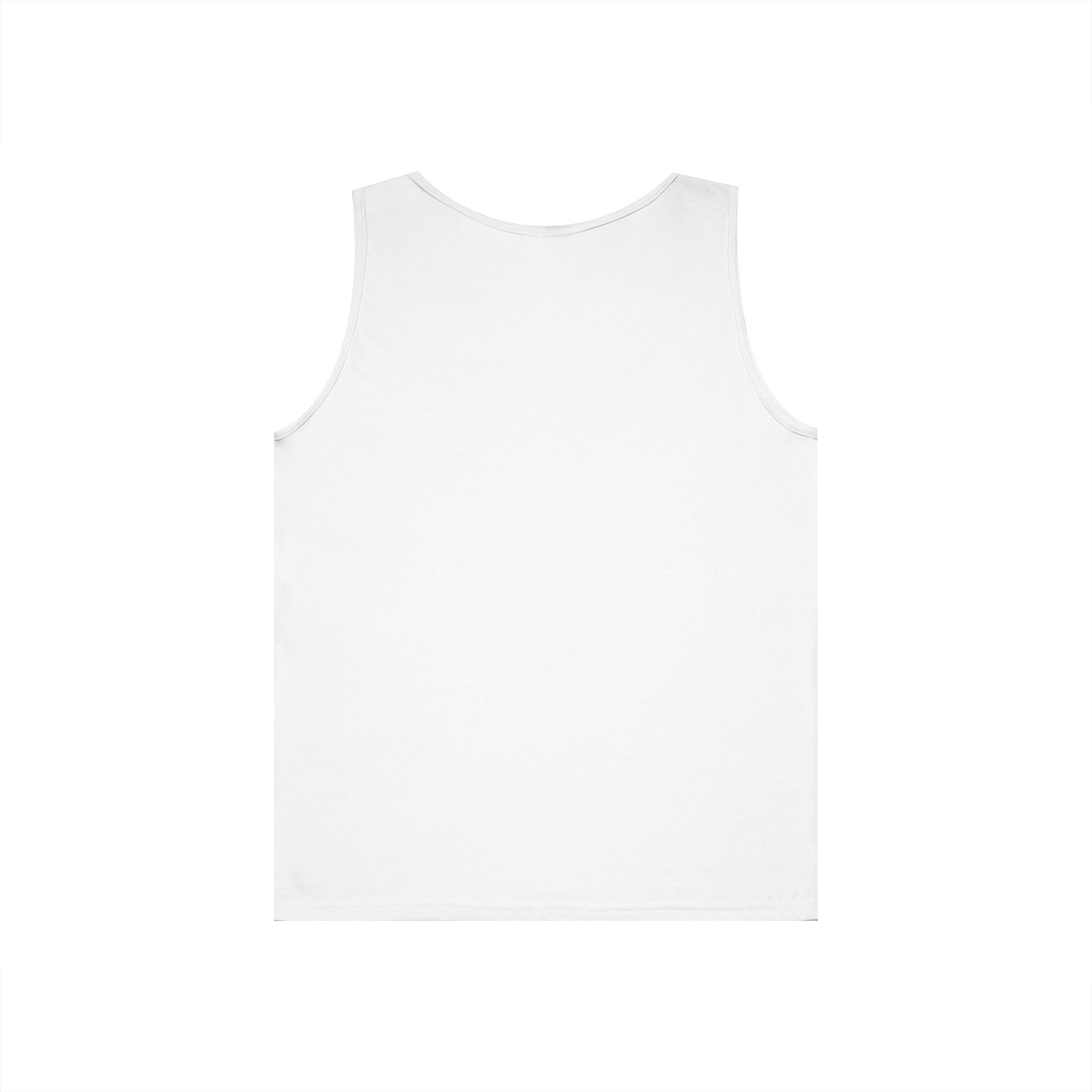 Organic Composition Tank Top — Vintage Psychedelic 'Liquid Circuit' Graphic