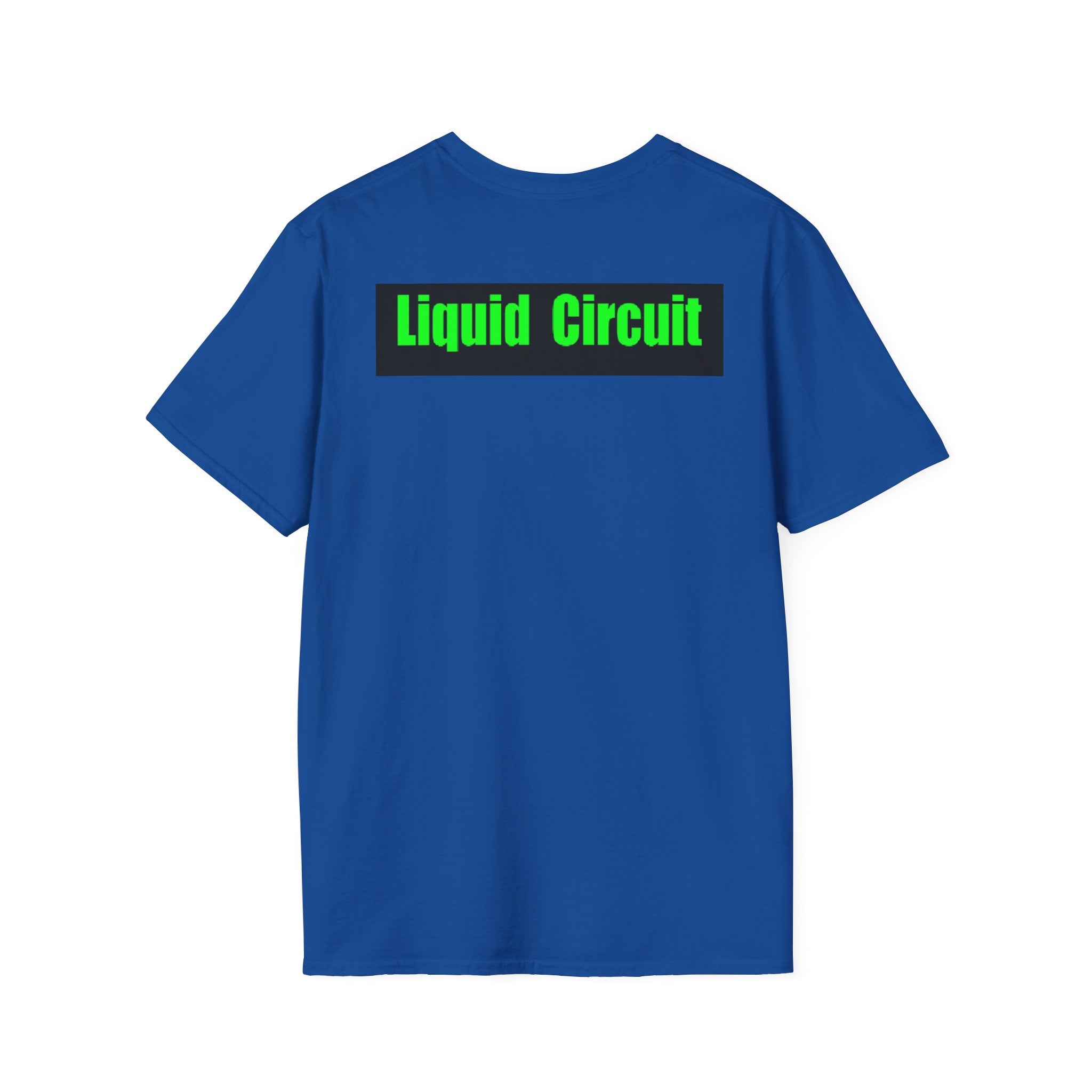Liquid Circuit Organic Composition T-Shirt — Abstract Tech Art Tee