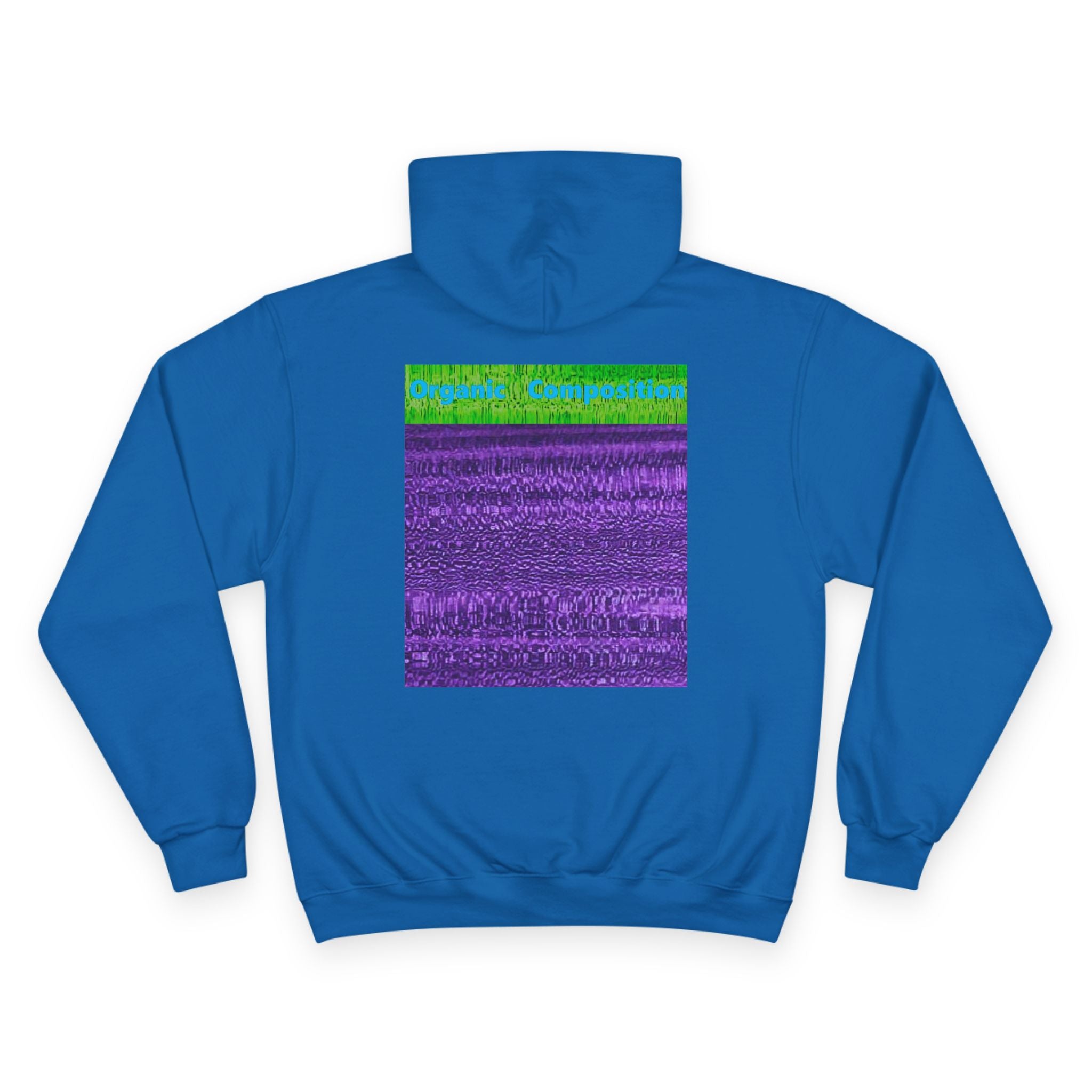 Liquid Circuit 'Organic Composition' Retro Graphic Hoodie — 'Liquid Circuit' Abstract Tech Art