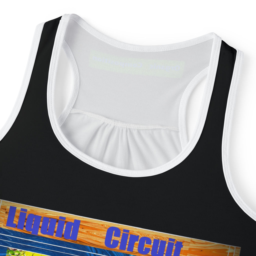 Liquid Circuit 'Organic Composition' Tank Top  Graphic Women's Racerback