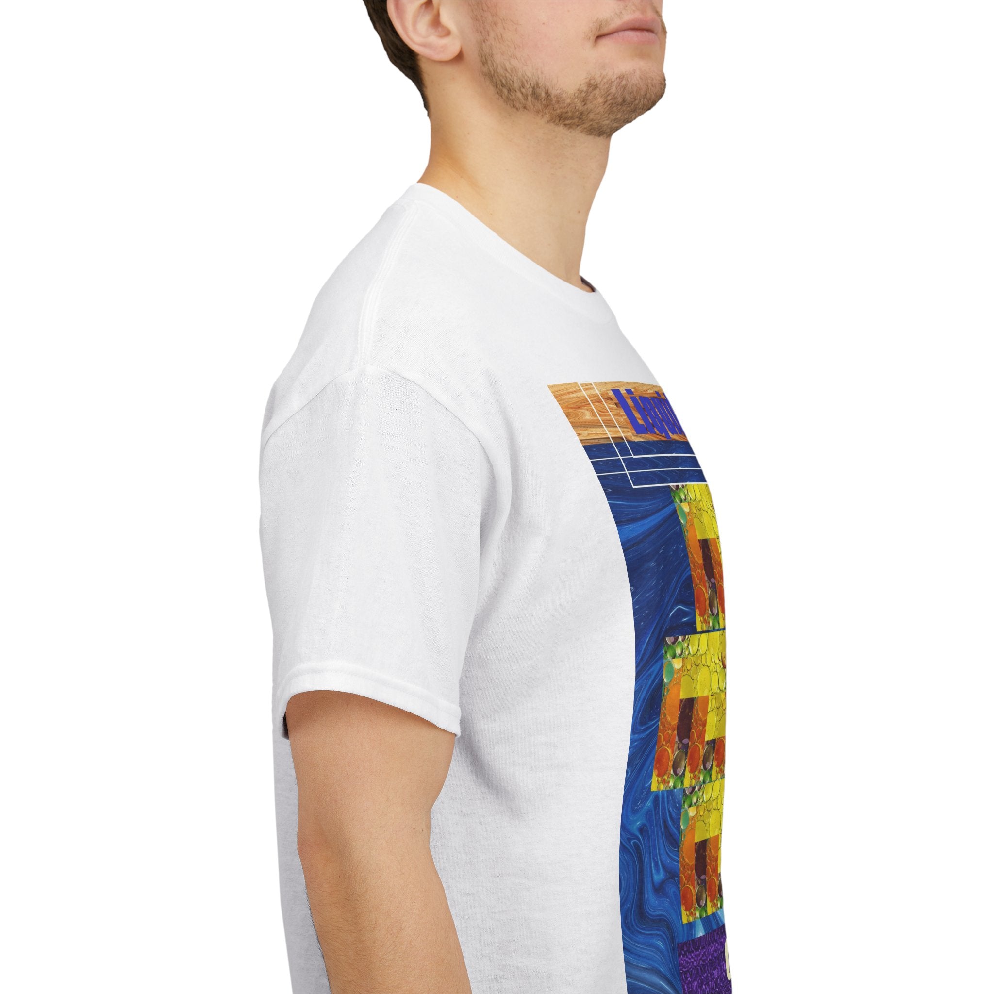 Abstract 'Liquid Circuit - Organic Composition' Graphic Tee