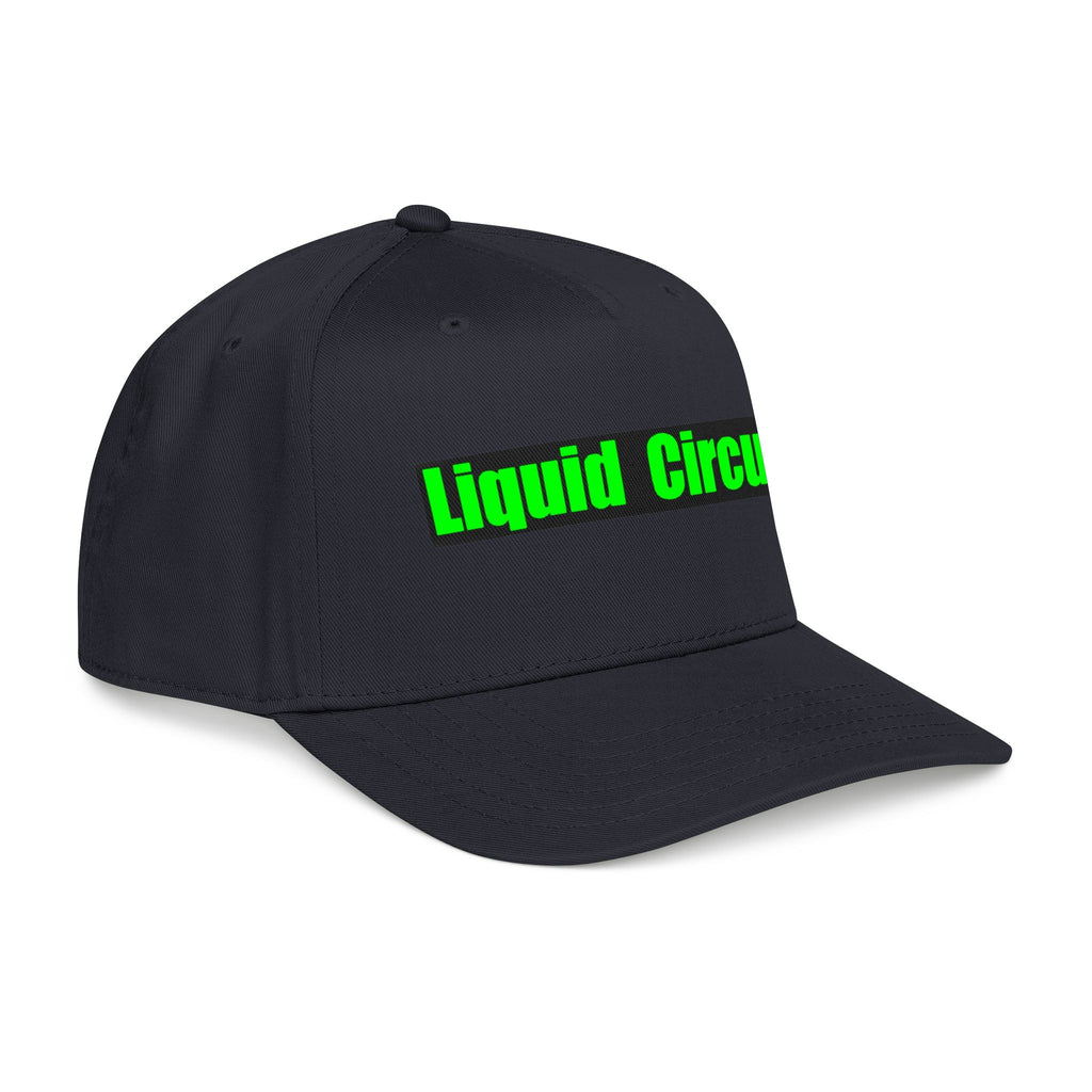Liquid Circuit Baseball Cap — Neon Green Logo