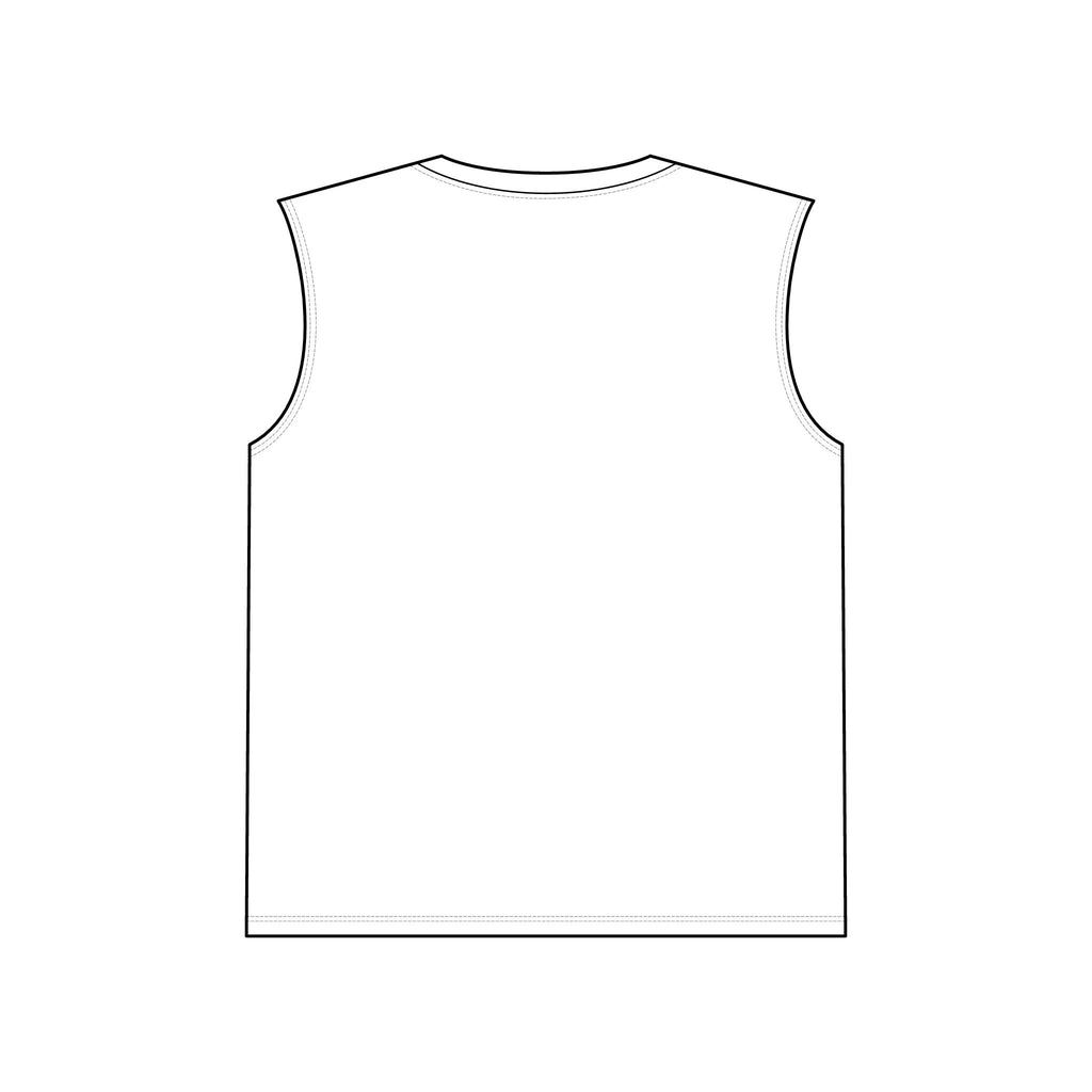 Abstract Art Muscle Tank — "Organic Composition" Graphic Muscle Tee