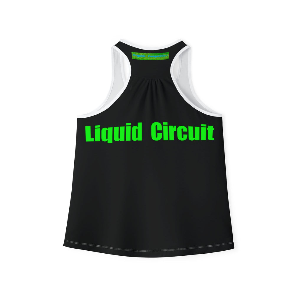 Liquid Circuit 'Organic Composition' Tank Top  Graphic Women's Racerback