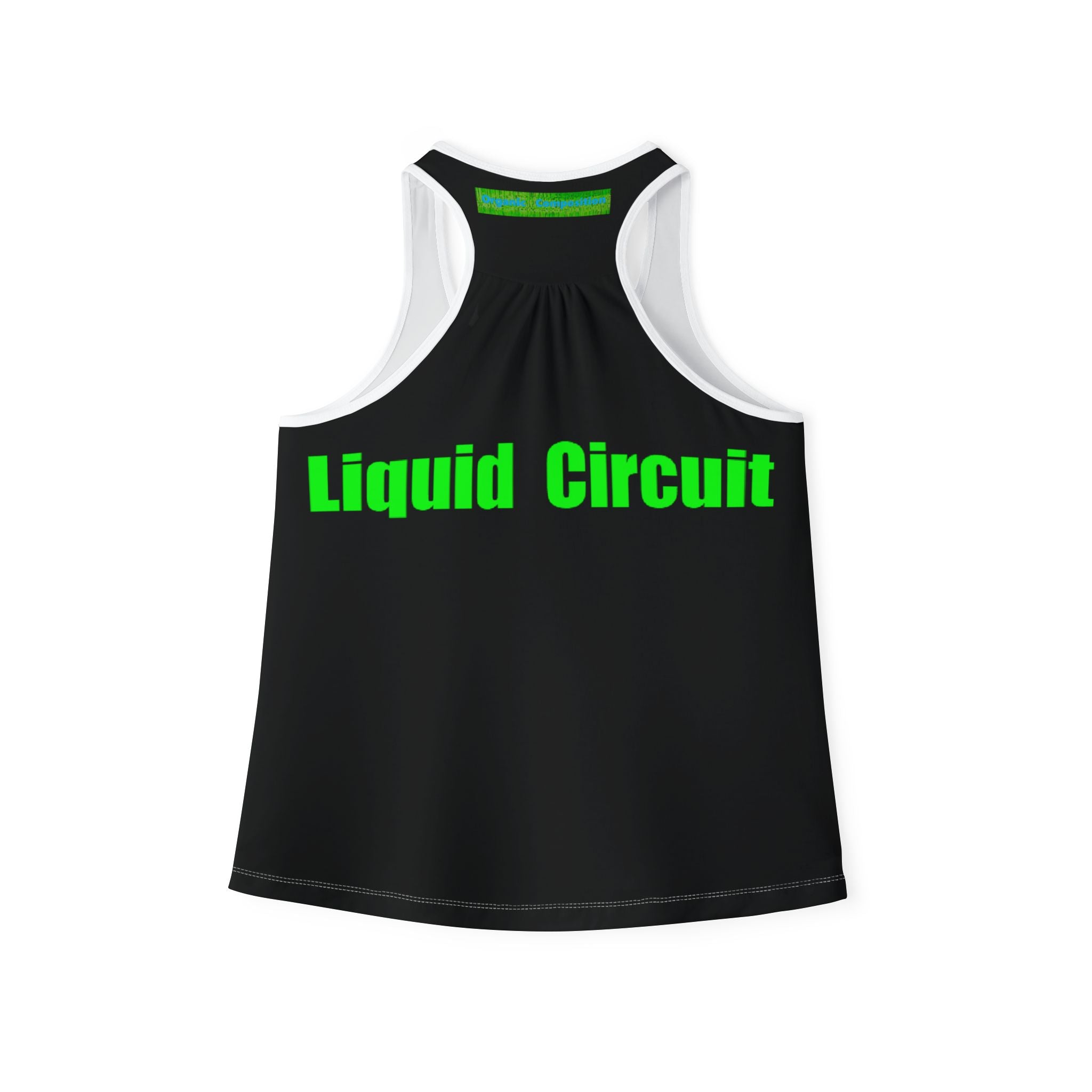 Liquid Circuit 'Organic Composition' Tank Top  Graphic Women's Racerback