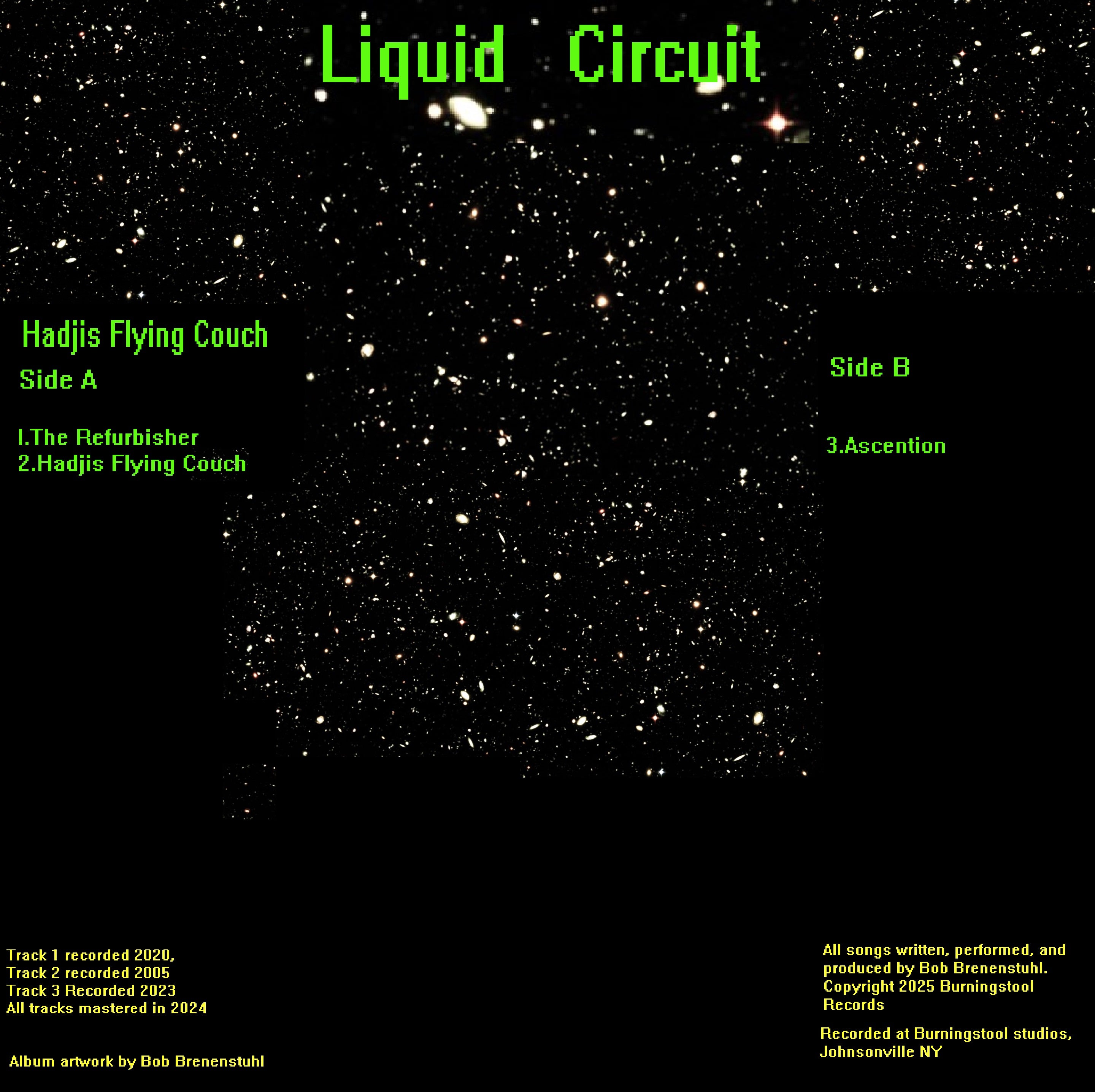 Liquid Circuit 'Hadjis Flying Couch' 7" Vinyl Single (33RPM)
